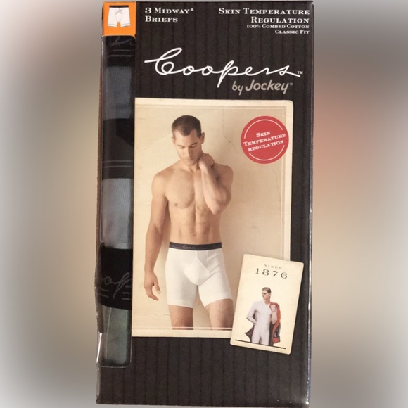 Coopers by Jockey 3pk Midway Boxer Briefs - Picture 1 of 9